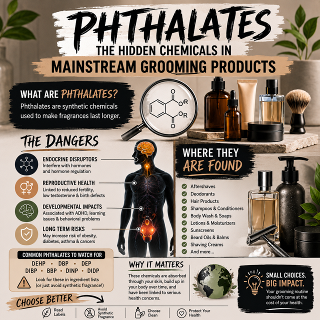 Phthalates in Men's Grooming Products: What Every Guy Should Know