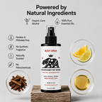 Men's Body Spray  | Naturally Scented | Non-toxic | 4oz