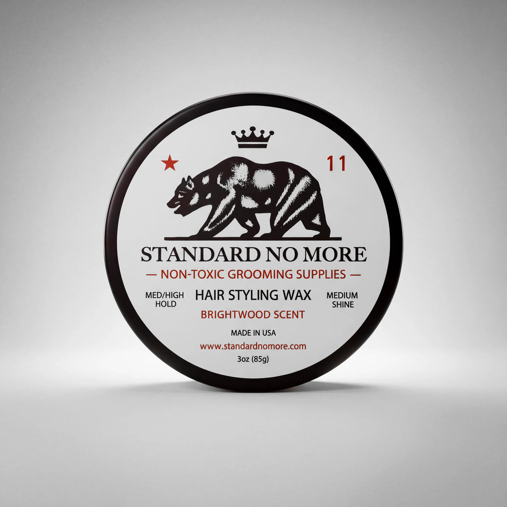 Men's Hair Styling Wax  | Medium/High Hold & Medium Shine | Non-Toxic | 3oz